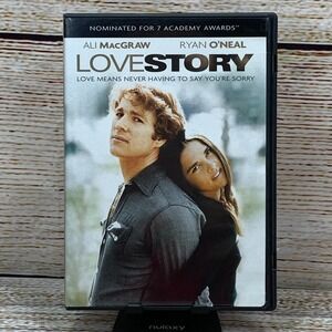 Love Story [1970 DVD Release] Movie Ali MacGraw Ryan‎ ONeal Classic Romance Film